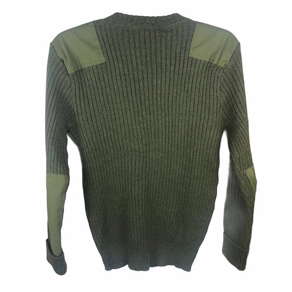 🚫Sold🚫 UK Army Military Wool Sweater Green - Picture 2 of 7